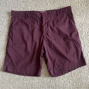Outlier New Way Seven Fives Burgundy Shorts